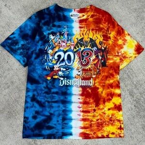 💵Disney Parks 2013 Heroes Vs Villains Tie Dye Tee Size Medium Unisex